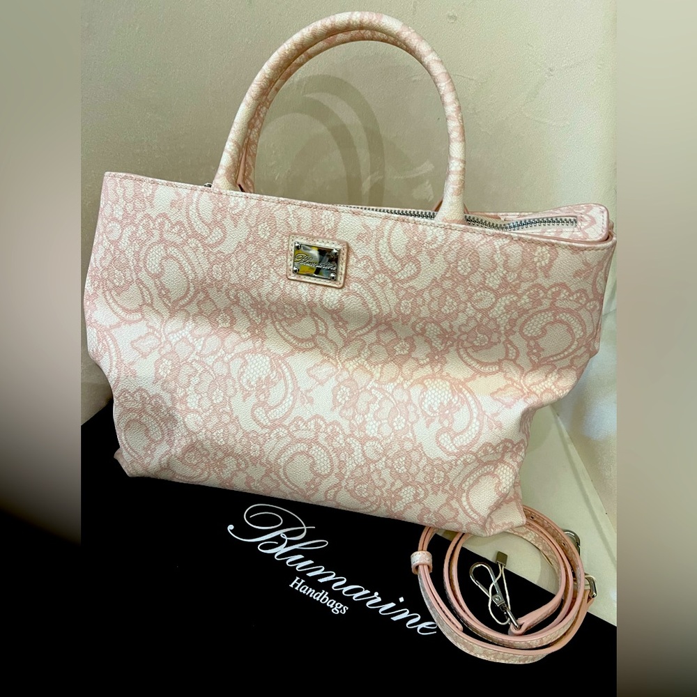 SOLD - New / Authentic Blumarine two way top handle bag!